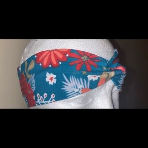 Teal & Red Headband